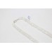 Necklace Strand String Beaded Rainbow Moon Stone Diamond Cut Bead Women D780